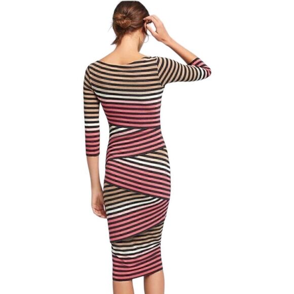 Bailey 44 Stripe Midi Column Dress - Picture 3 of 8